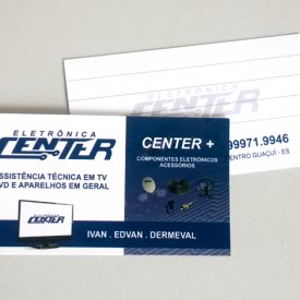 Cartão de visita – Eletrônica Center