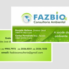 Cartão de visita – FazBio